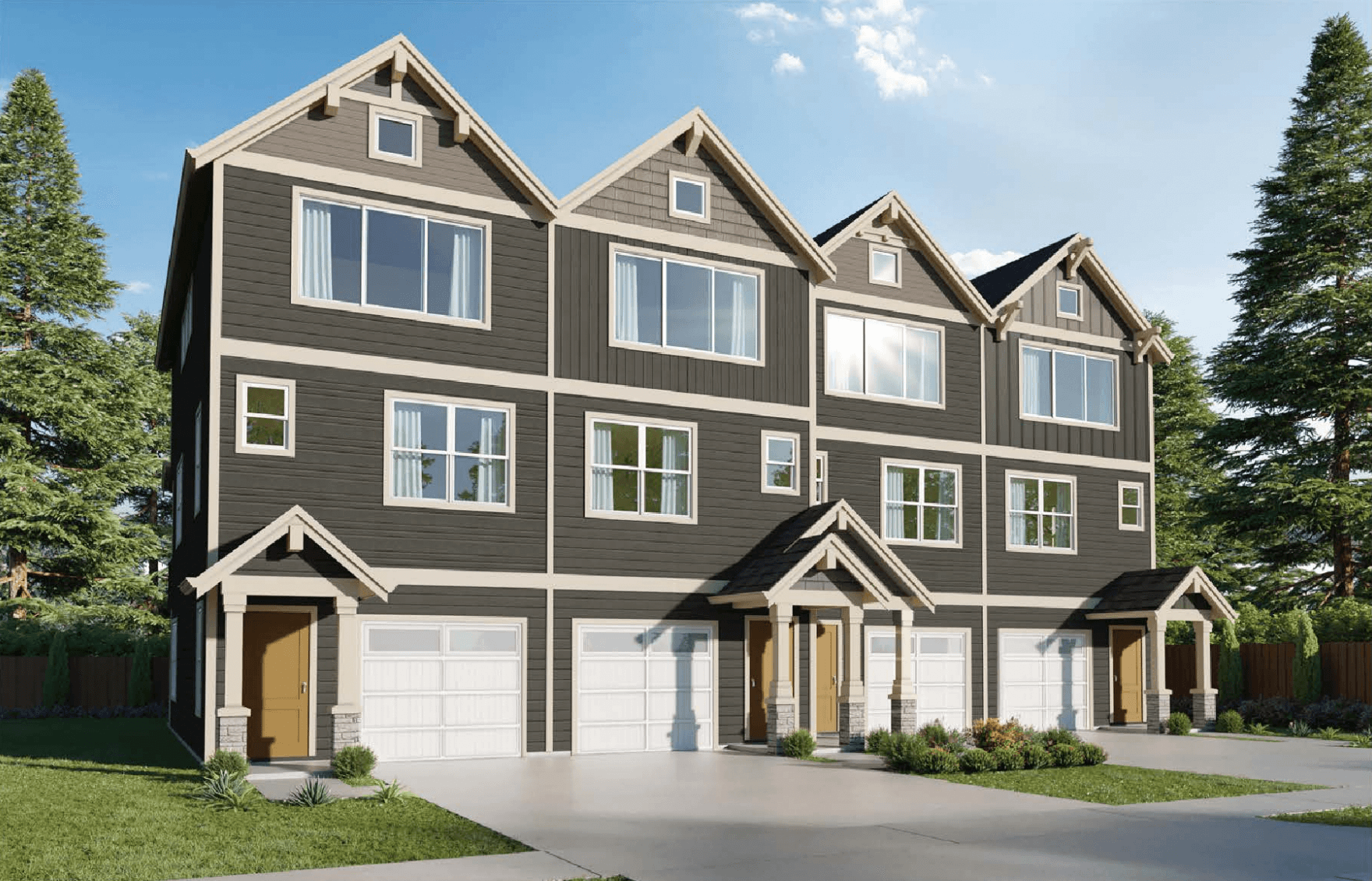 1303 Floor Plan Front Load 4-Plex