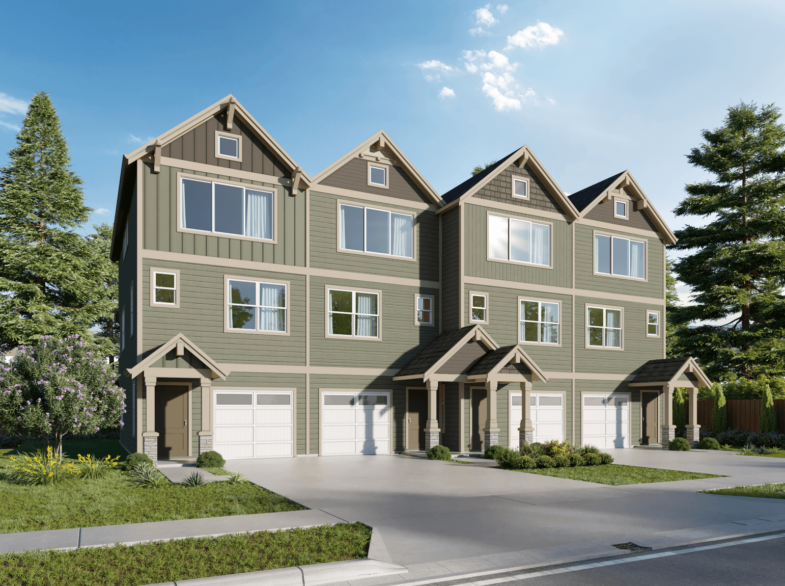 1397 Floor Plan Front Load 4-Plex